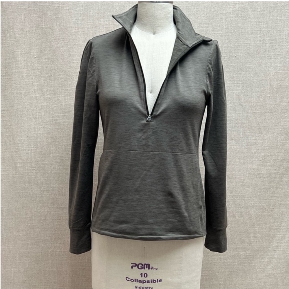 Layer 8 wick Dry Athletic Half Zip Sweater - Picture 4 of 6